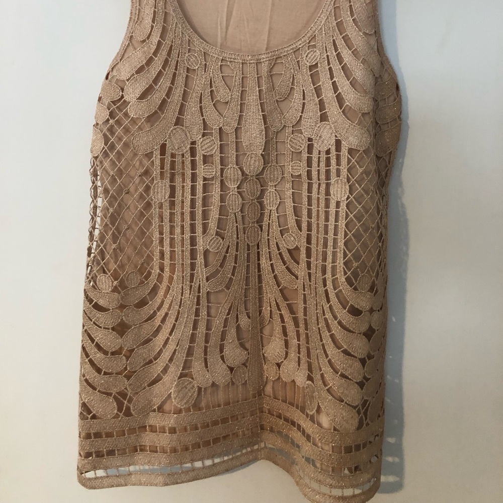 Shimmery tank top